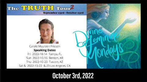 LIVE 10/3/22 - Divine Feminine Mondays