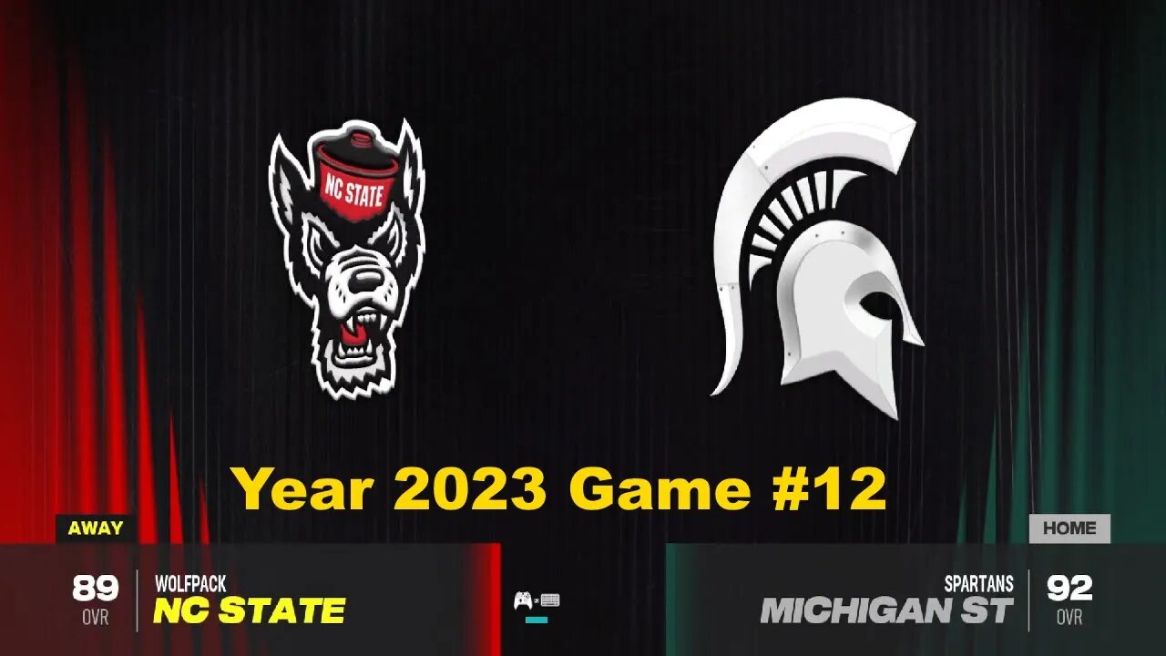 CFB 24 NC State Wolfpack Vs Michigan State Spartans Year 2023