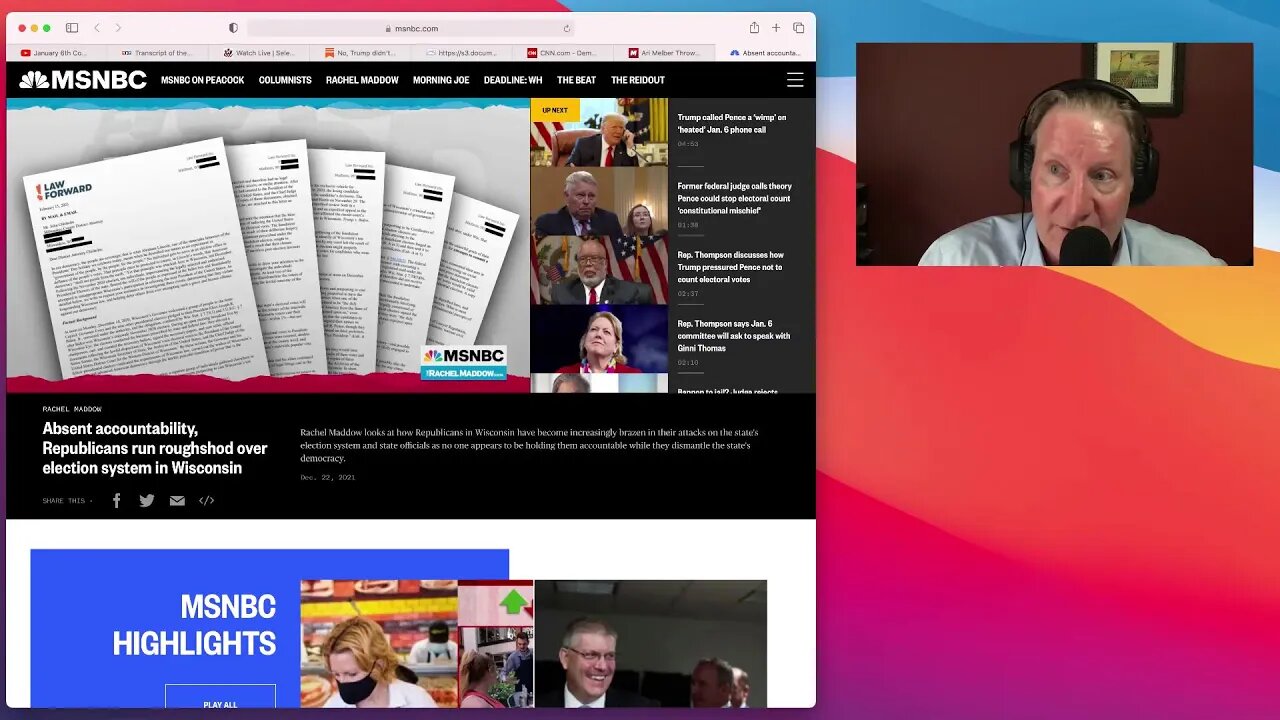 LIVE! January 6 Committee's Third Hearing Live-stream, June 13, 2022