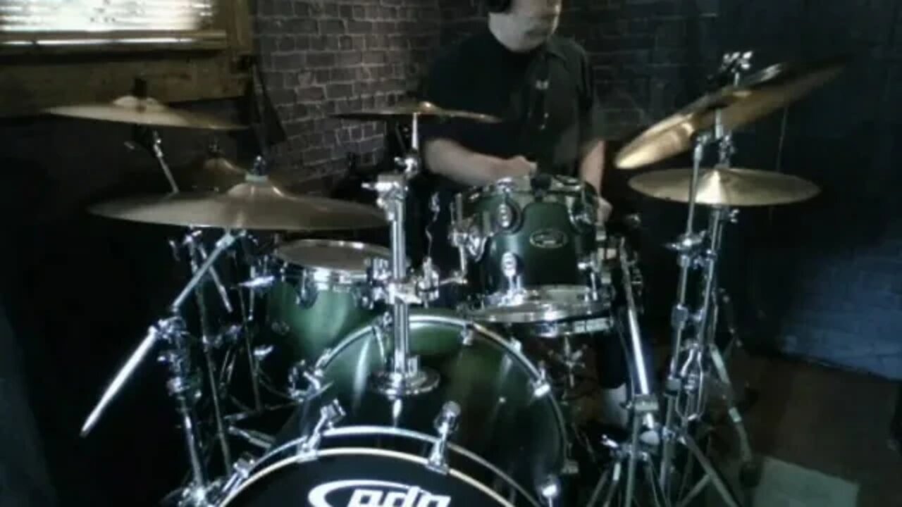 Bon Jovi I'll be there for you Drum Cover by Crazy Old Drummer