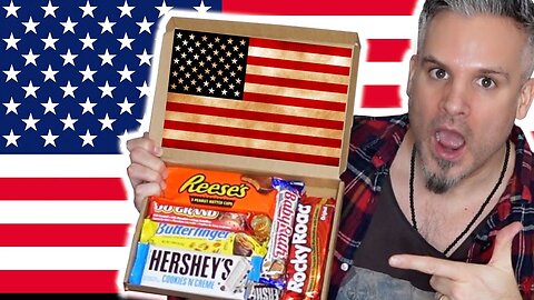 Brit Tries (AMERICAN CANDY) for the first time ! (Am I even saying This Right?)