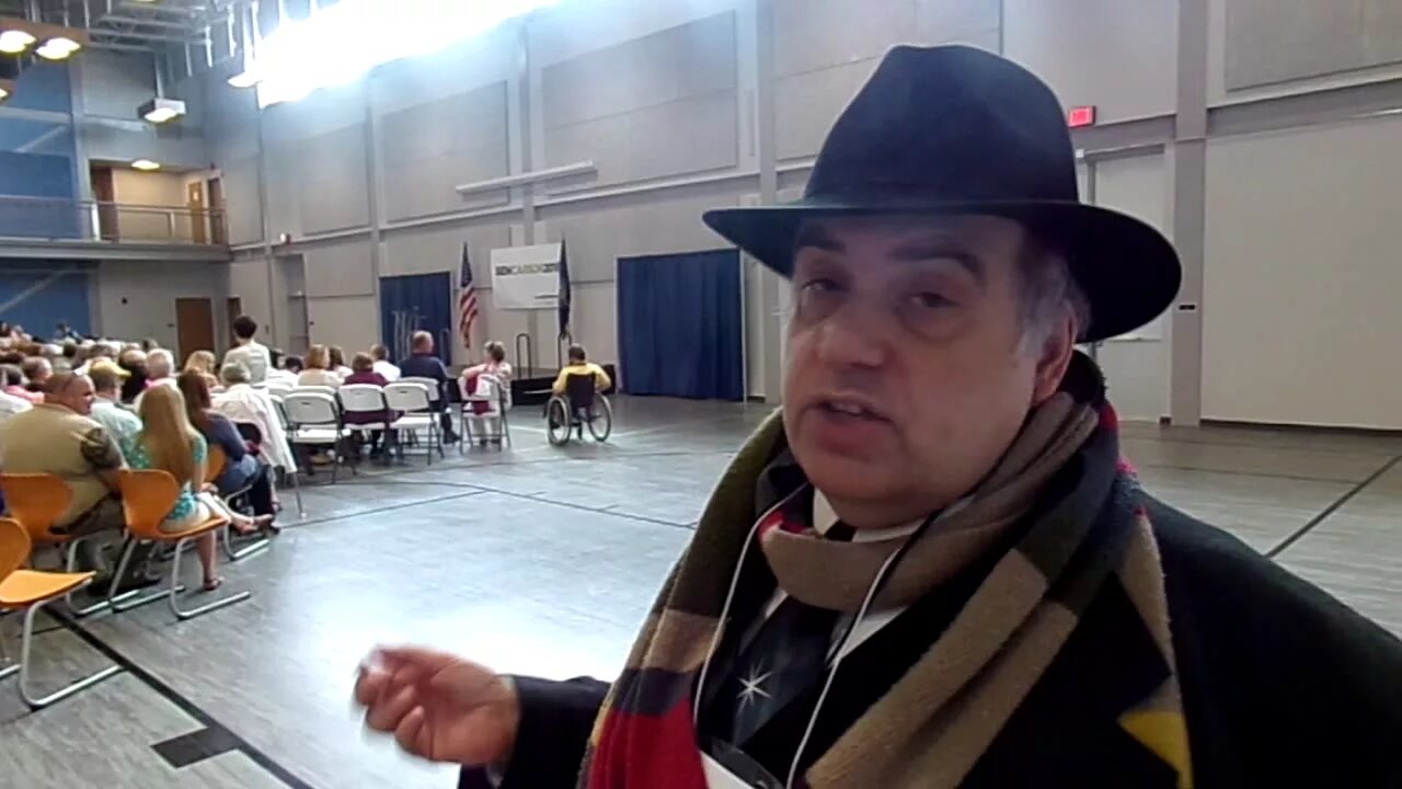 DaTechGuy at the Ben Carson Event Manchester Community College