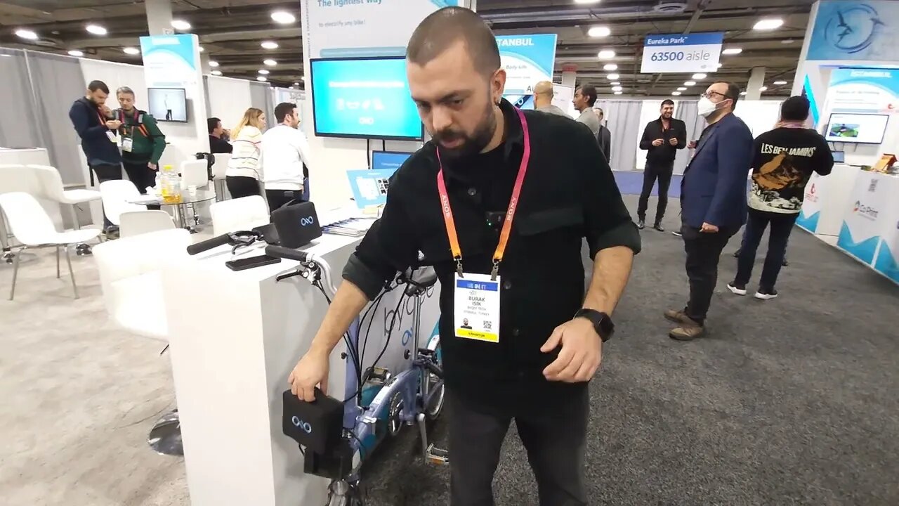 #ces2023 Byqee E-Bike Conversion Kit. Turn Your Regular Bike Into An E-Bike