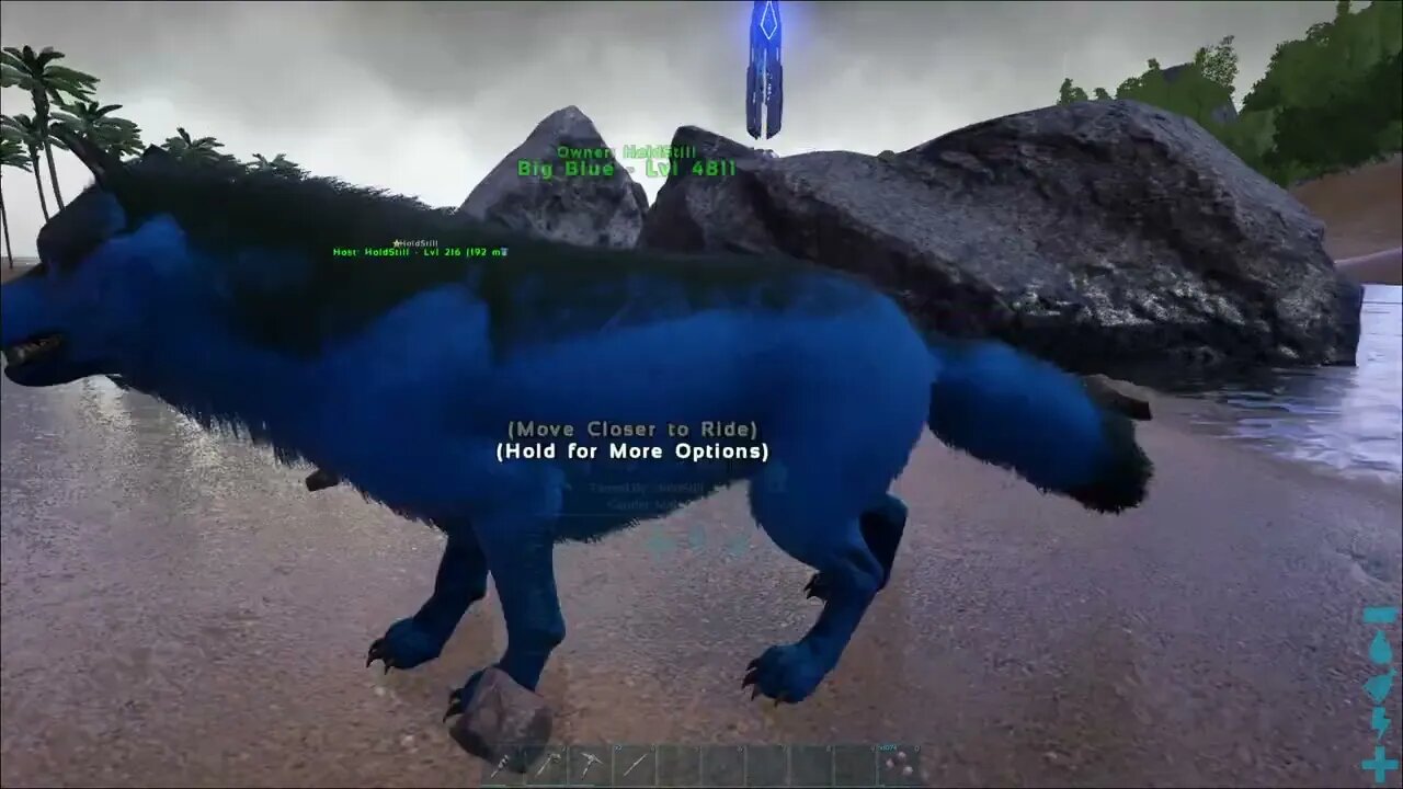 Trying to tame a monkey on ARK: Survival Evolved