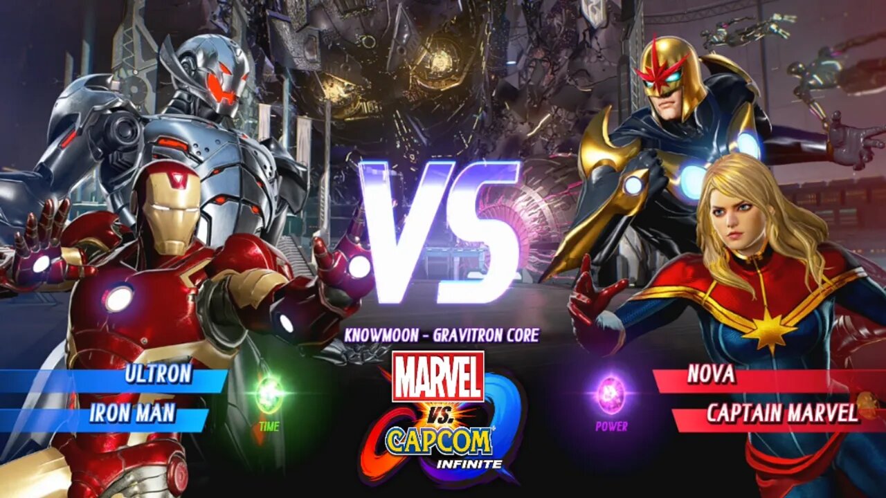 Ultron & Iron Man VS Nova & Captain Marvel Marvel vs Capcom Infinite