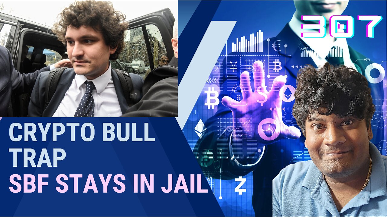 Crypto Bull Trap! SBF Stays In Jail #sbf #crypto #Ftx