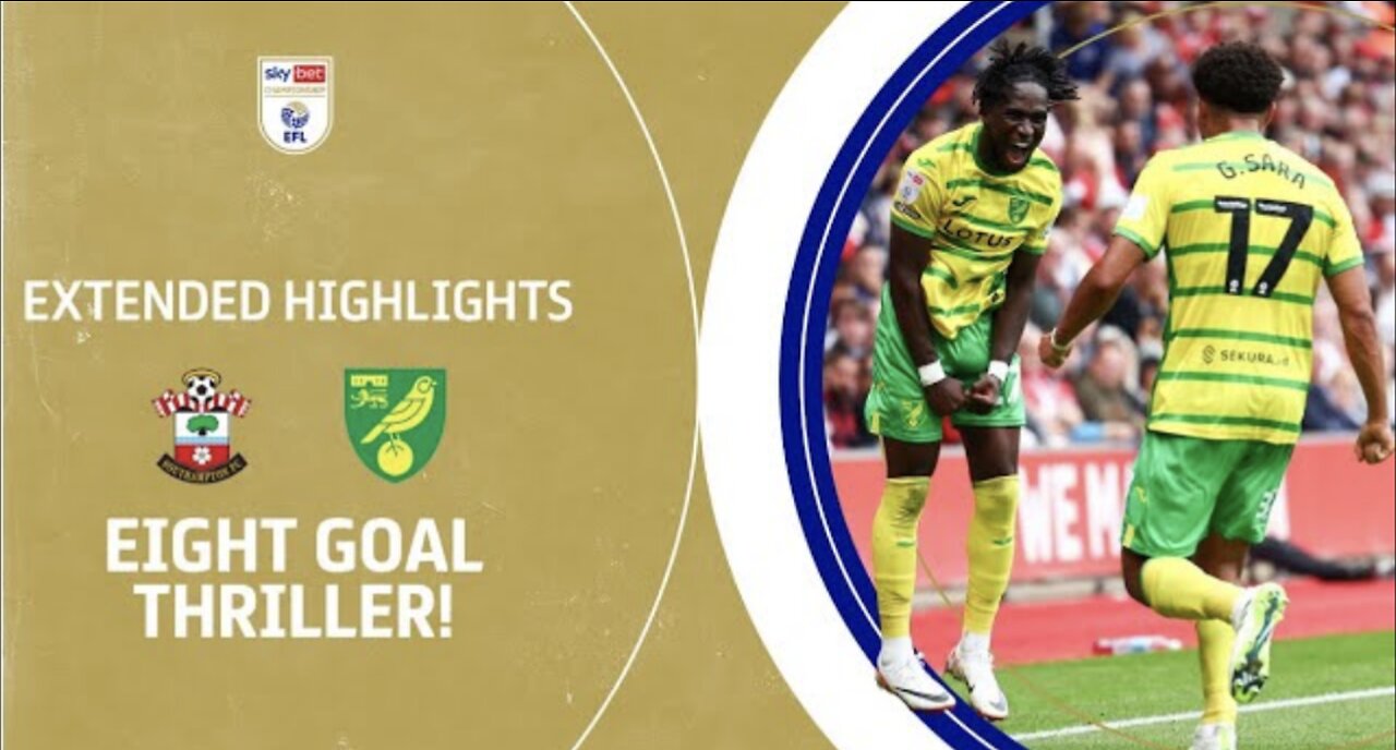 EIGHT GOALS! Southampton v Norwich City extended highlights