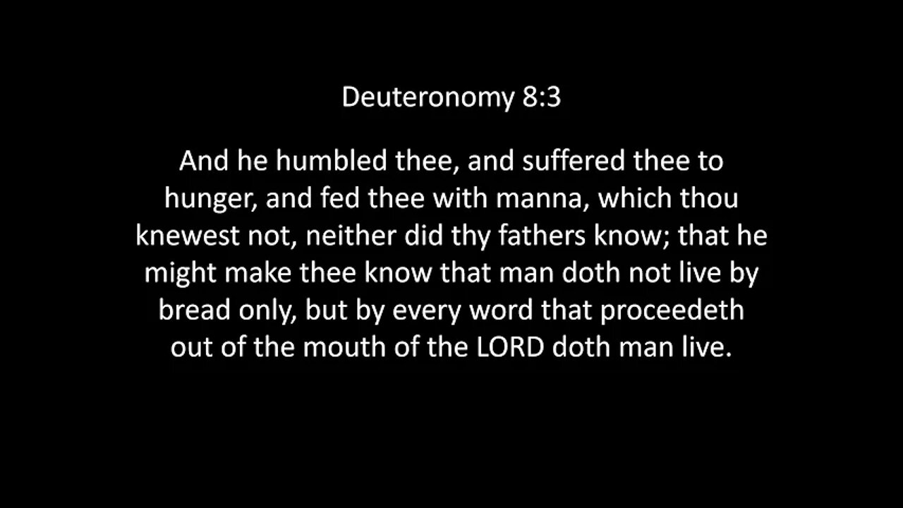 Deuteronomy Chapter 8