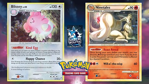 Pokemon TCG Blissey Ninetales Deck 2009-2010 Format!!