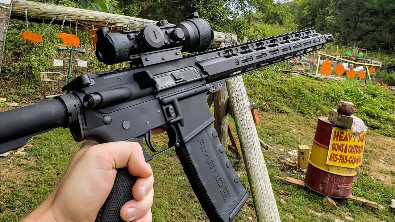 Sighting in my new AR