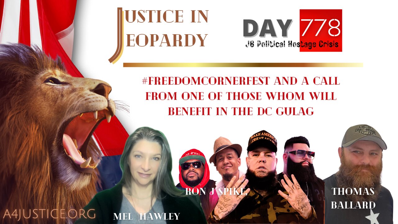 J6 | #FreedomcornerFEST | CPAC2023 | Ron J Spike | Thomas Ballard | Randy Ireland | #Food4J6ers | DAY 778