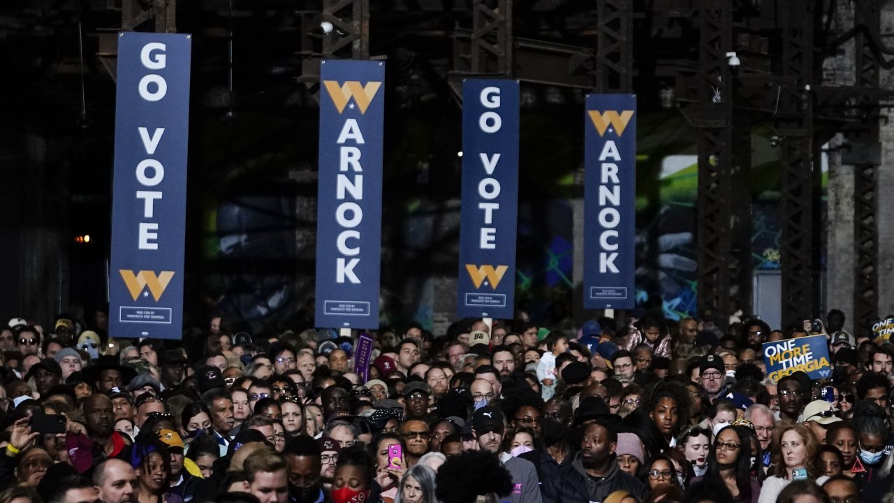 Raphael Warnock Pushes Democrat Turnout In Georgia For Senate Runoff