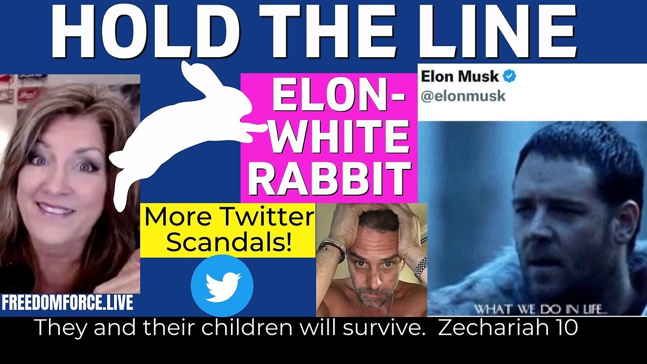 Hold the Line - White Rabbit - TwitterFiles, Biden Zech 10 12-14-22