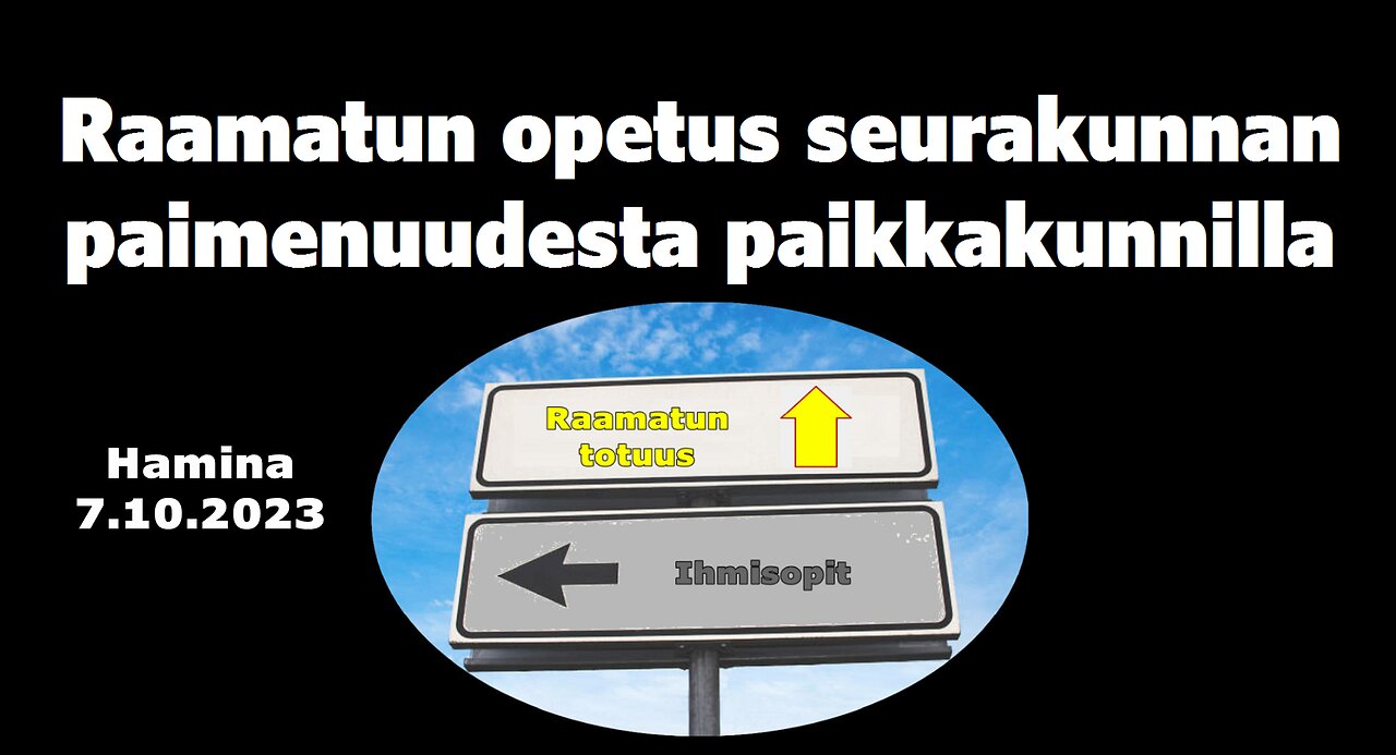 Raamatun opetus seurakunnan paimenuudesta paikkakunnilla