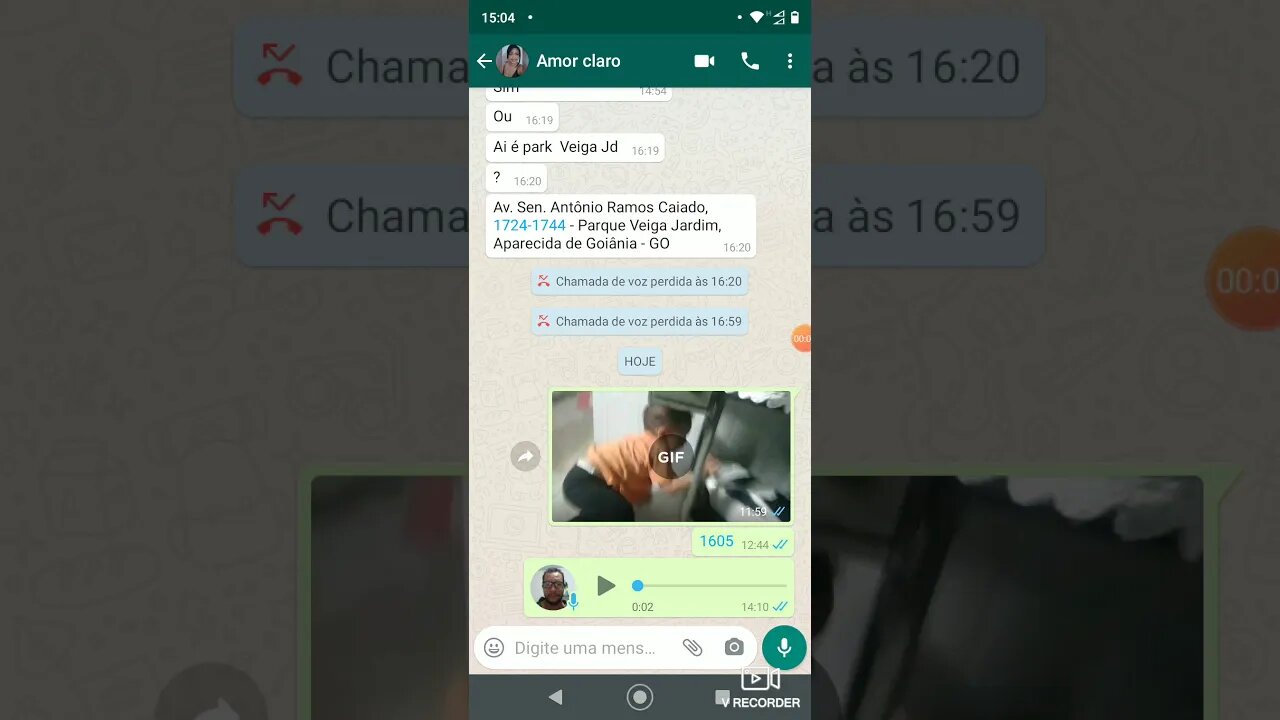 como criar Gif para envio em WhatsApp