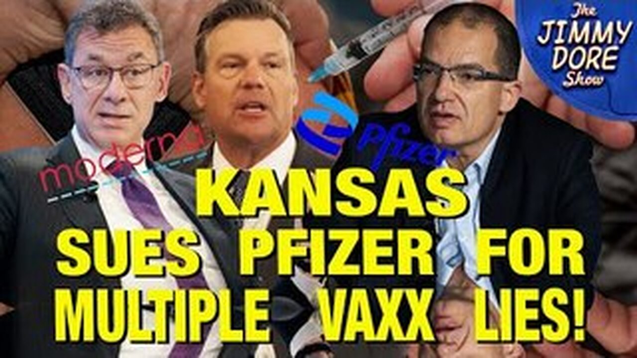 Kansas SUES Pfizer For Misleading Public About COVID Vaccines!