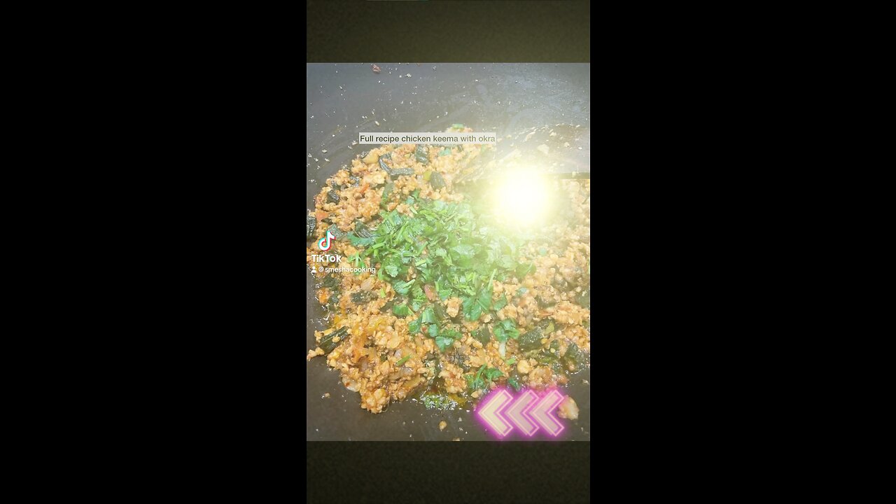 Chicken keema with okra# چکن قیمہ بھنڈی #virl#foryou#fullrecipe#homemade#🤤🤤🤤