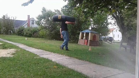 Blue Collar Training - 80 lb Heavy Bag Deadlift / Shoulder And Carry