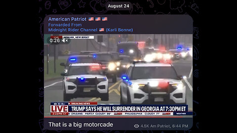 That is a big motorcade 🤔😁🥳✌️