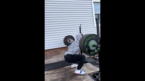 142KG/313LBs Back Squat Triple