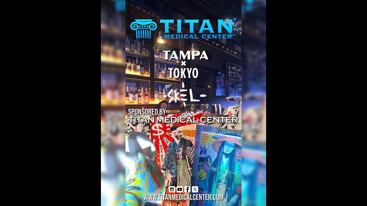 #TitanMedical at the 2024 Skel - Tokyo X Tampa Art Show at the Tori Bar!
