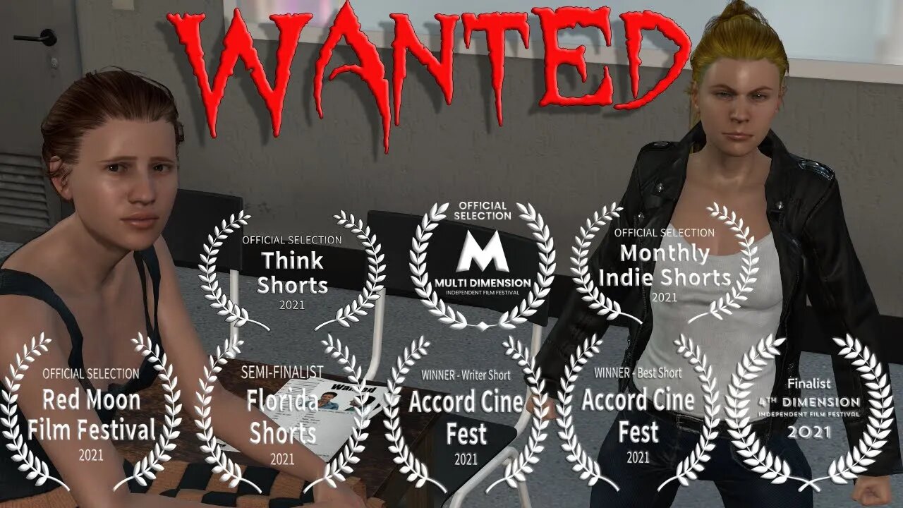 CGI 3D Animation Short Film "Wanted" (Horror Story)