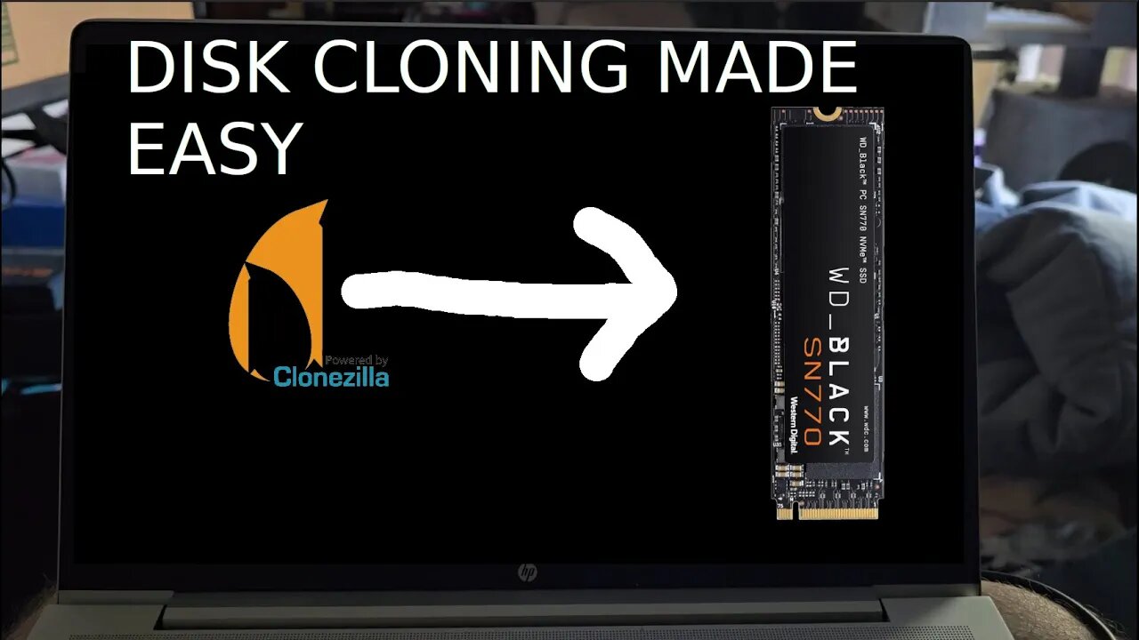 HP Elitebook SSD Update and Clonezilla