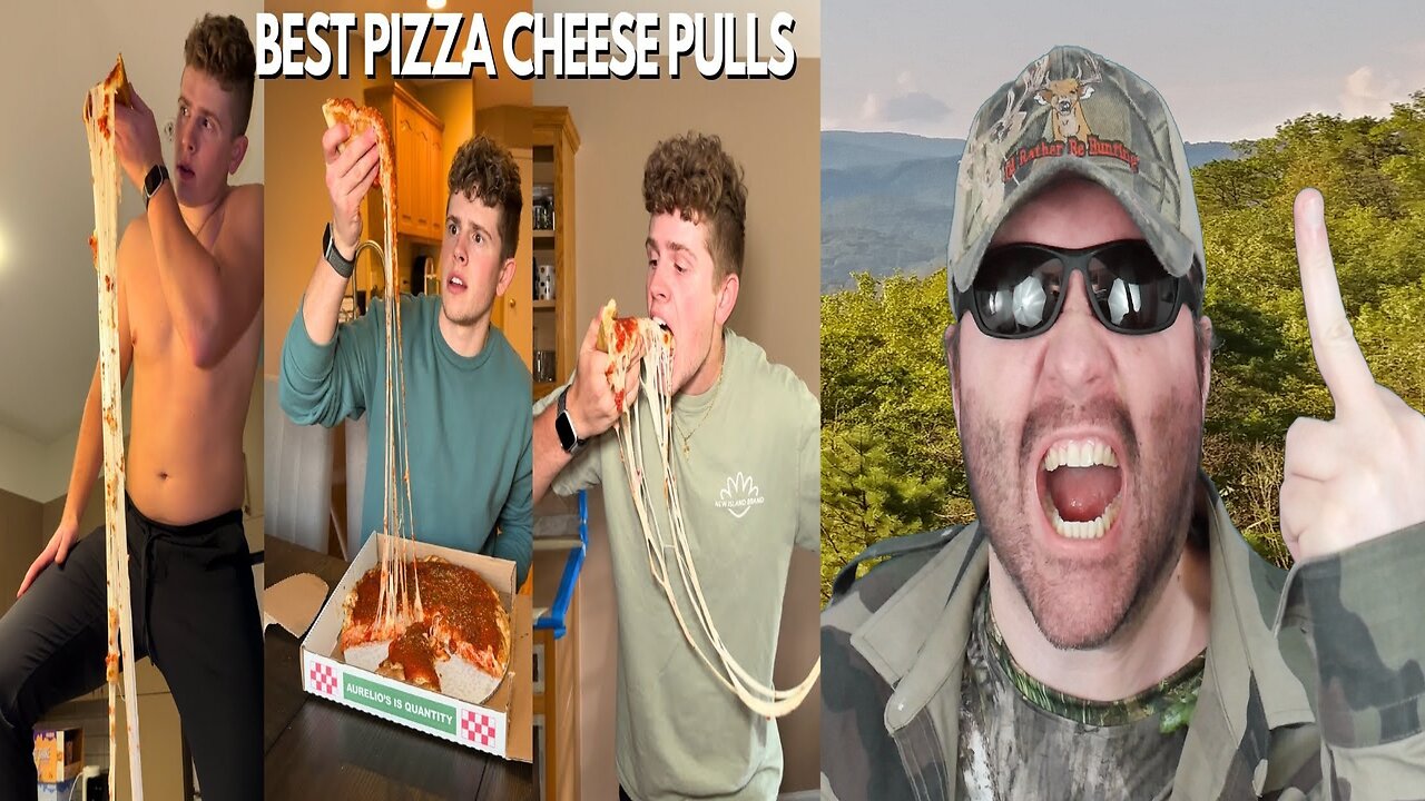 Tommy Winkler Best Pizza Cheese Pull Tests - Compilation (Tommy Winkler) - Reaction! (BBT)