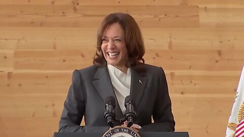 Kamala Harris Laughs Uncontrollably About "Bidenomics": "We Are Very Proud Of Bidenomics!"