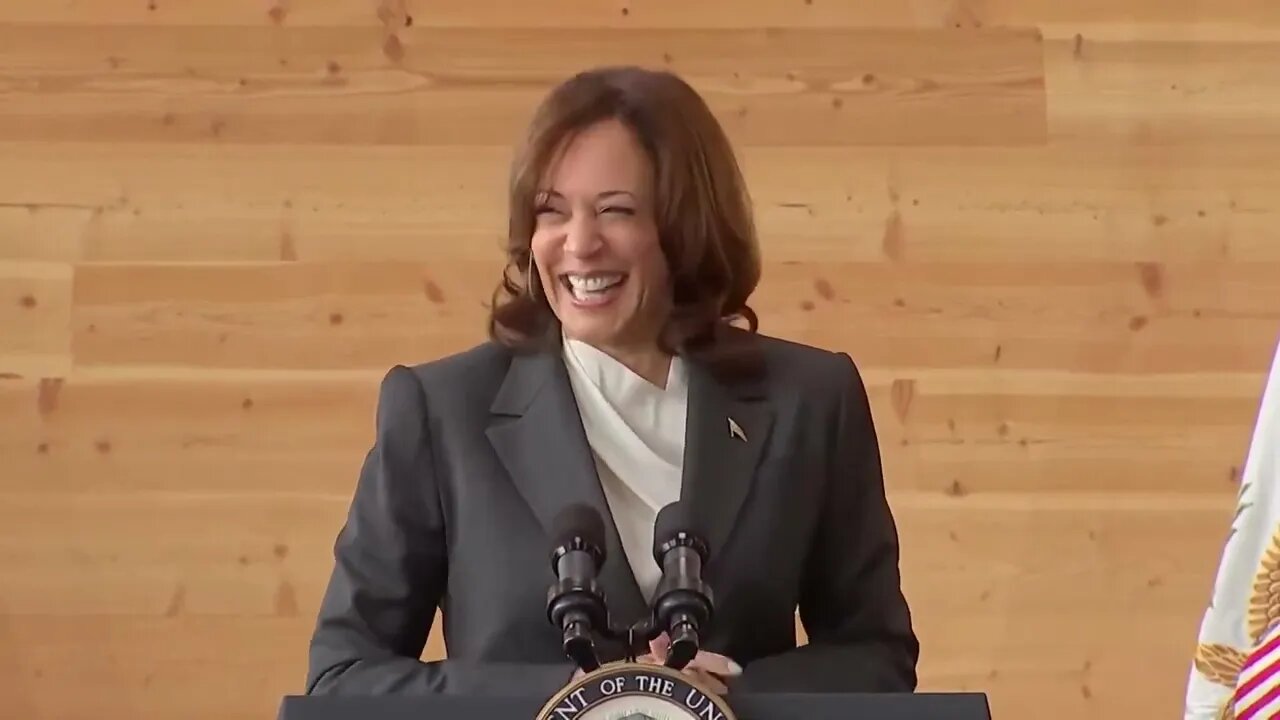 Kamala Harris Laughs Uncontrollably About "Bidenomics": "We Are Very Proud Of Bidenomics!"