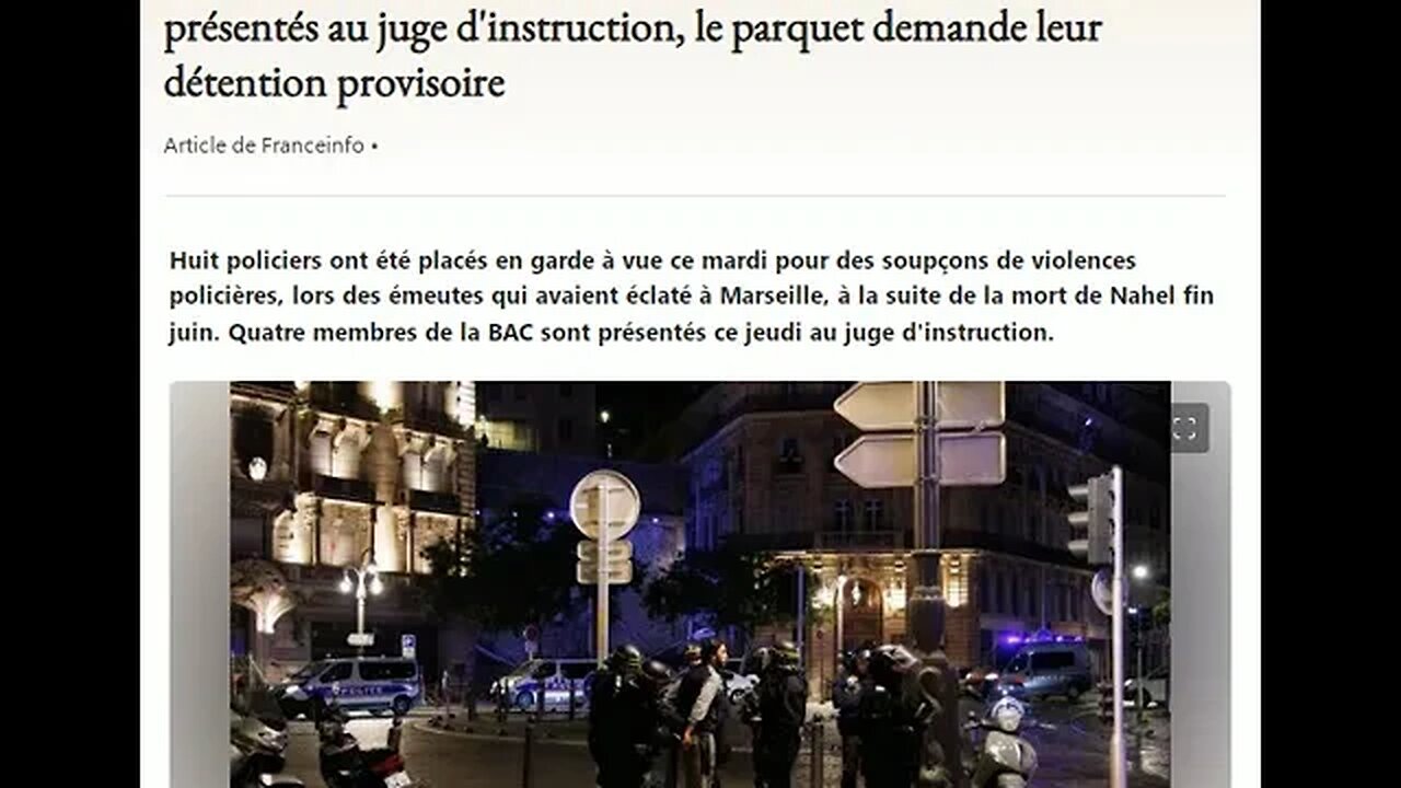 Violences policières à Marseille : quatre policiers de la BAC présentés au juge d'instruction,