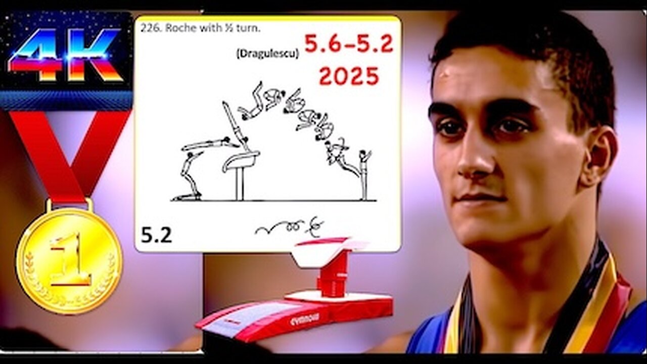 Marian DRAGULESCU🇷🇴🥇The Dragulescu Vault is Decreasing in Value='5.2' for 2025-2028 COP (ESPN.4K)