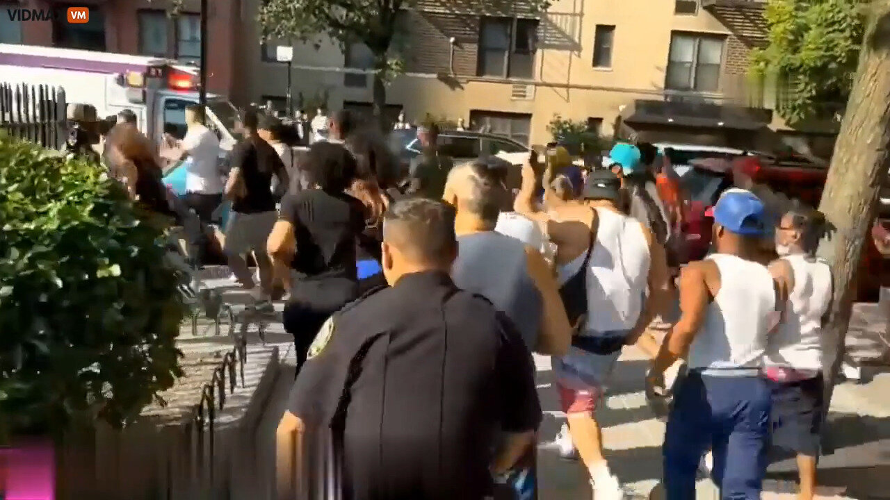 Angry Mob Shows Up At A NYPD Station To Pummel A Man Who Killed A Woman Stuffed Into A Sleeping Bag