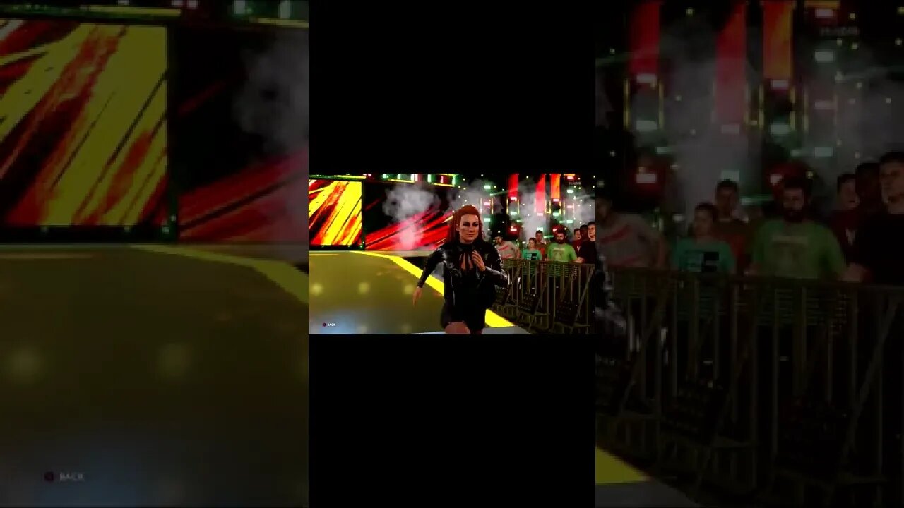 WWE 2k22 Becky Lynch Entrance #shorts