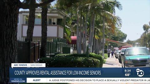 San Diego County approves rental assistance for low income seniors