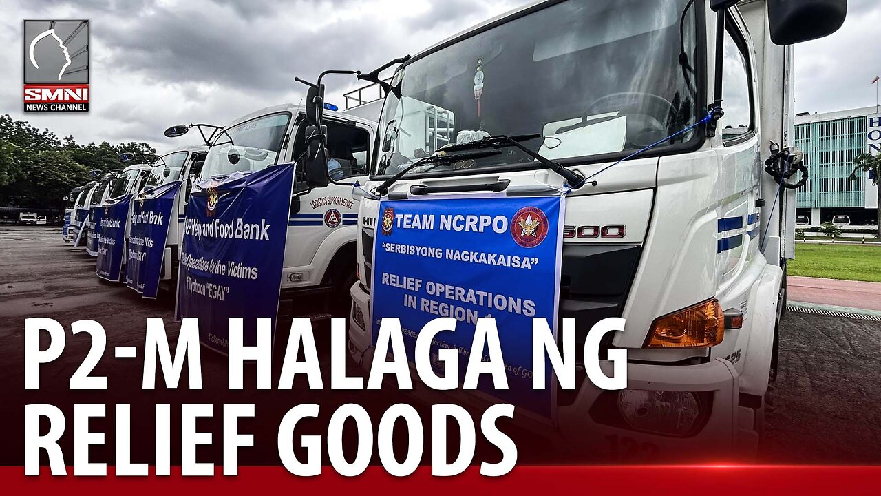 P2-M halaga ng relief goods, ibibiyahe ng PNP sa mga apektadong rehiyon sa Luzon