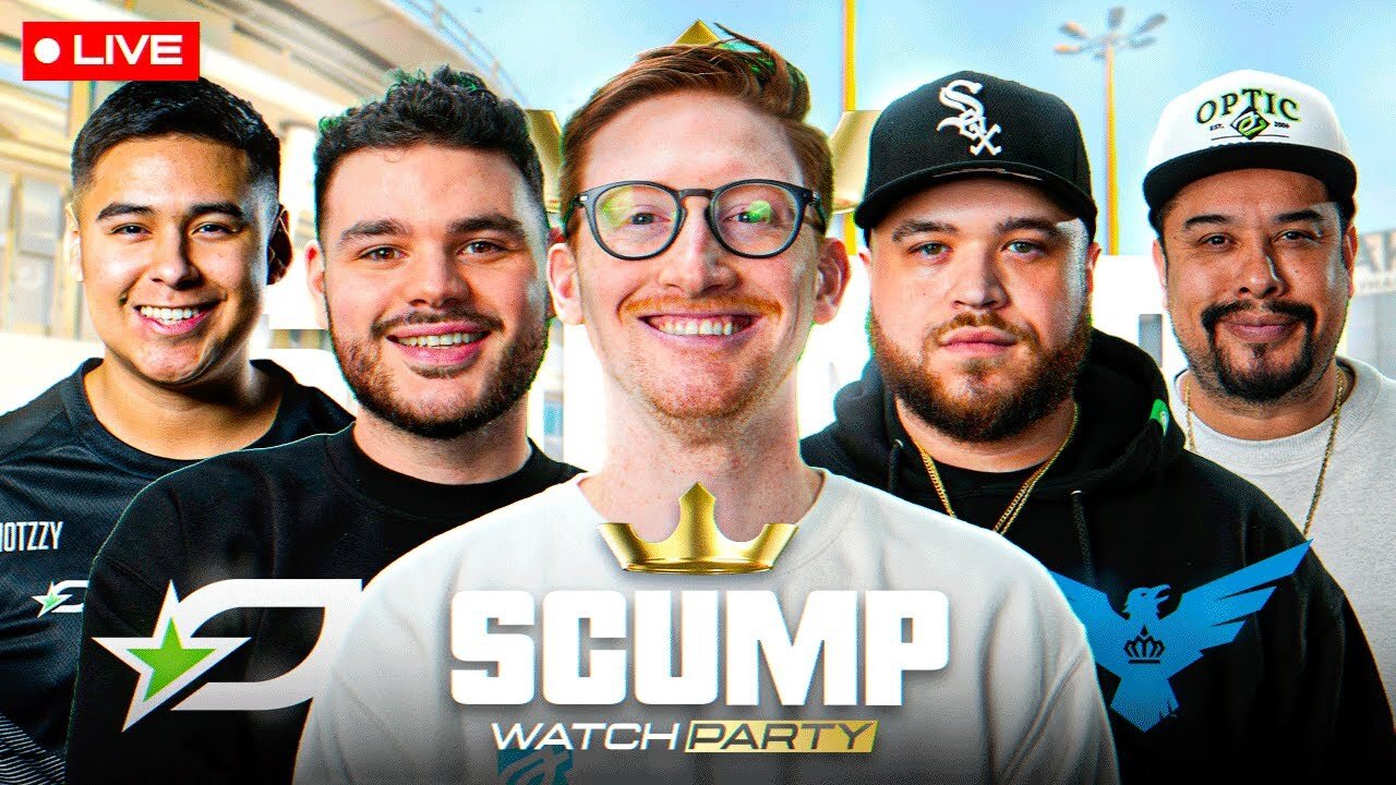 🔴LIVE - SCUMP WATCH PARTY!! - OpTic TEXAS VS CAROLINA RAVENS!! _ CDL Major 4 Week 3