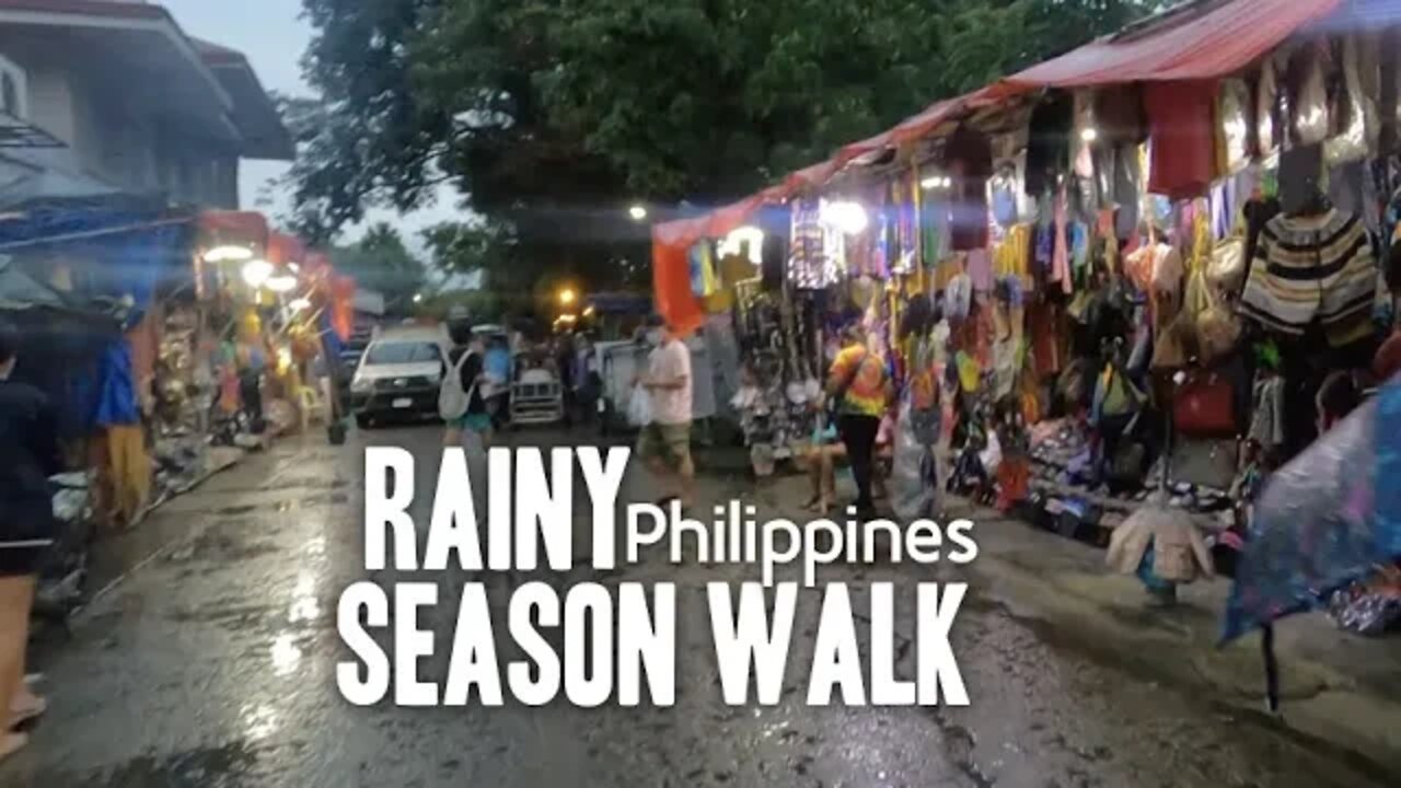 4K Rainy Season walk Jaro iloilo #philippines