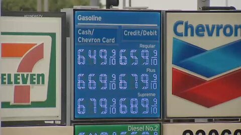 SANTA CLARITA RESIDENTS ARE SEEING STICKER SHOCK AS THE PRICE FOR GAS NEARS $7 A GALLON AT SEVERAL..