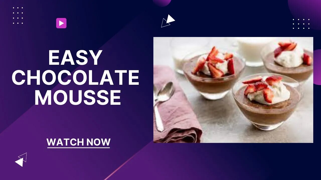 KETO DIET: EASY CHOCOLATE MOUSSE. #shorts #keto #ketorecipes #ketodiet