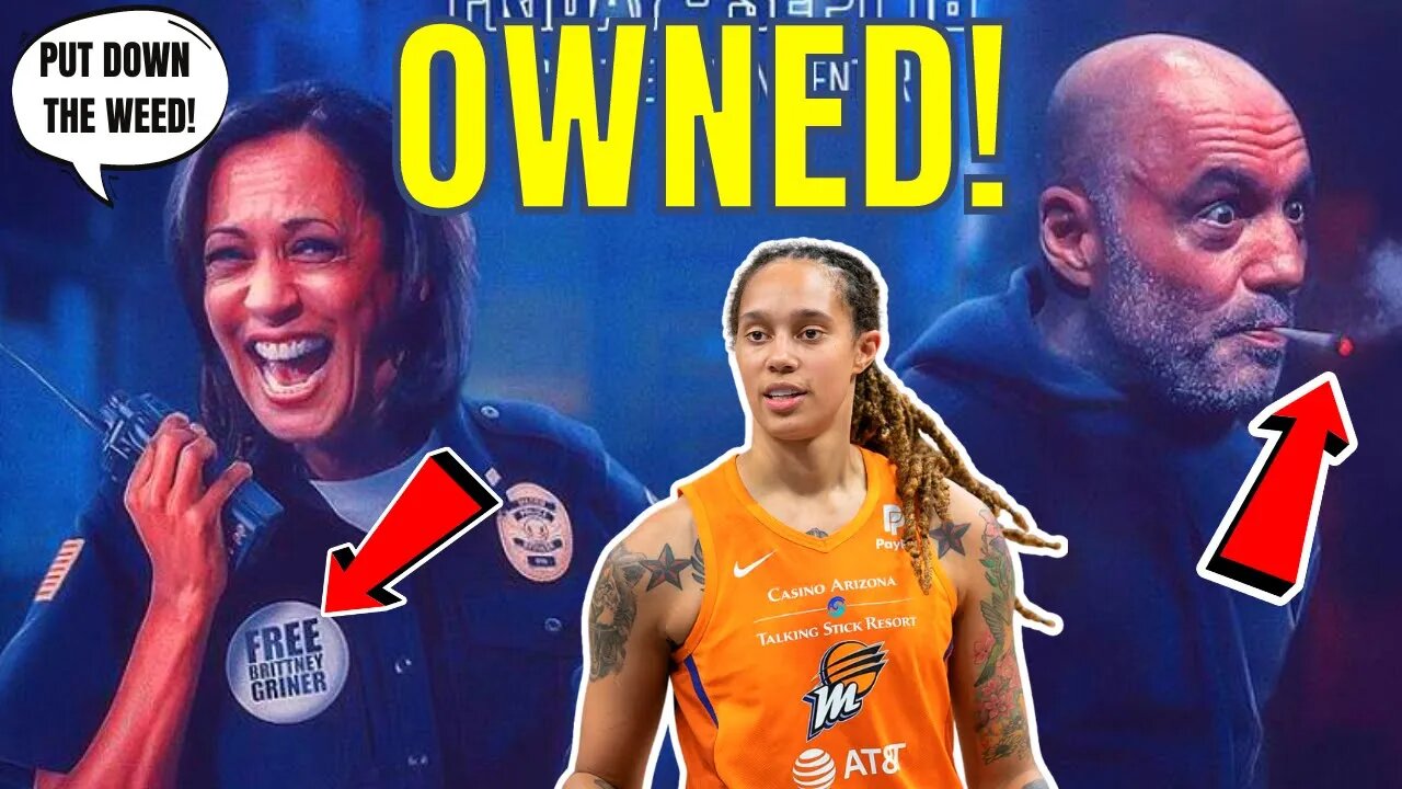 Joe Rogan DESTROYS WNBA star Brittney Griner & Kamala Harris in EPIC TROLL!