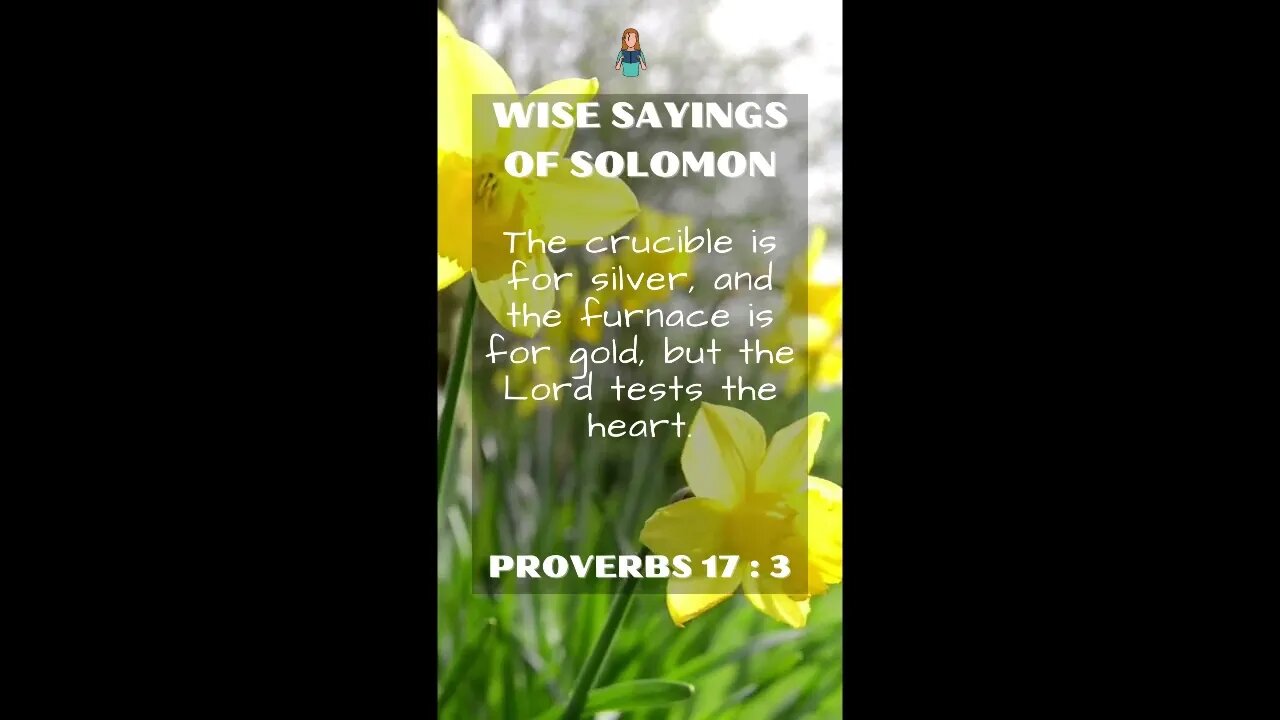 Proverbs 17:3 | NRSV Bible | Wise Sayings of Solomon