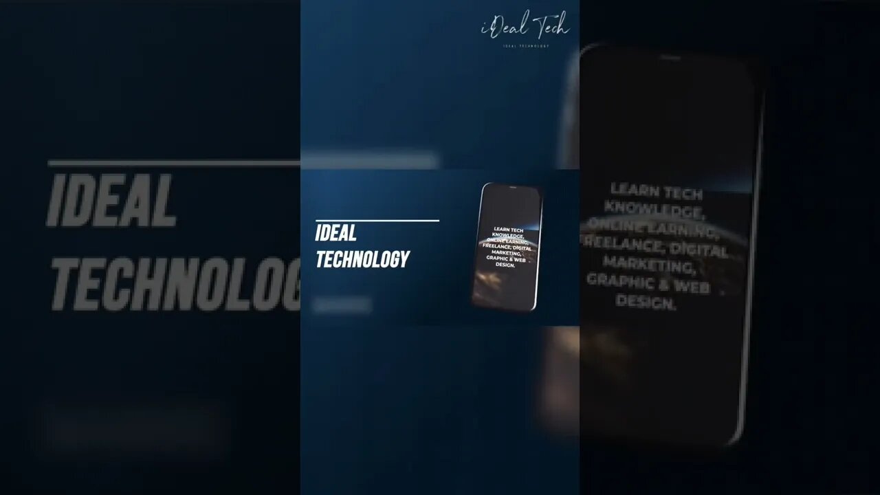 iDeal Tech #digitalmarketing #application #informative #technology