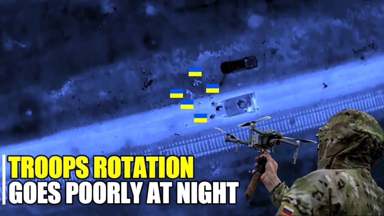 Ukrainian rotation troops falls apart after unexpected Russian quadcopter attack!