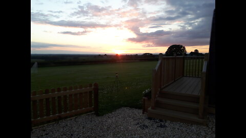 Evening glamping near the Lakes