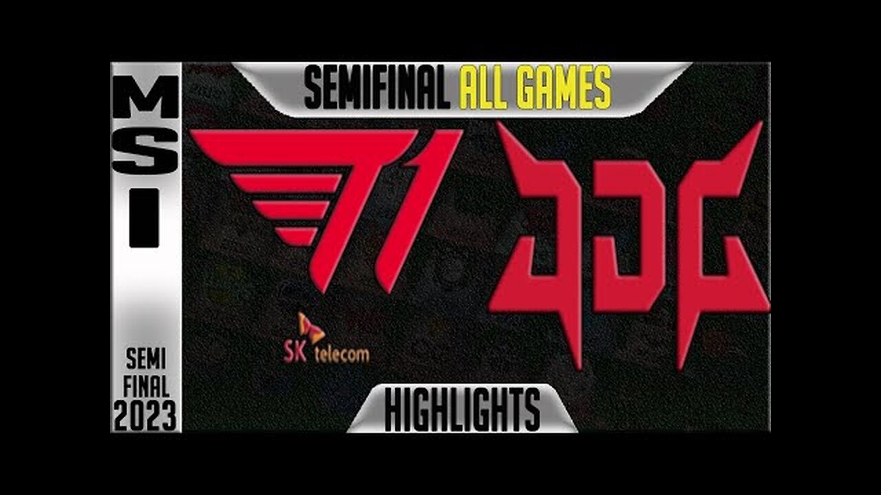 T1 vs JDG Highlights Game 5 _ MSI 2023 Brackets Semi-final Day 9 _ T1 vs JDG Esports G5