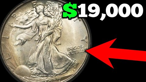 The 1937 Silver Walking Liberty Half Dollar Coin Values and Mint Errors!