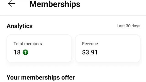 I HAVE 20 MEMBERS ON CHANNEL MEMBERSHIP + REVENUE ONLY 3.91 DOLLAR YOUTUBE HEY!!! HOW I GROW !!