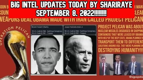 BIG INTEL UPDATES TODAY BY SHARIRAYE SEPTEMBER 8, 2022!!!!!!!!