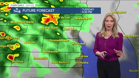 Highs in the 60s today, chance for showers tonight